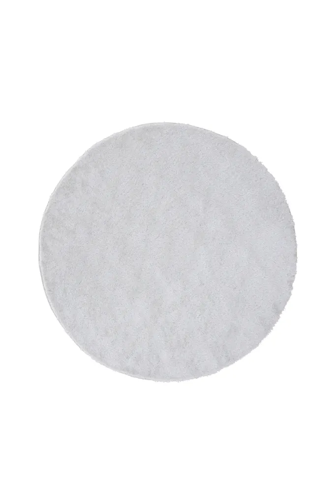 Tapis blanc rond Mattis Ø200 cm pour chambre ou salon cosy et moderne