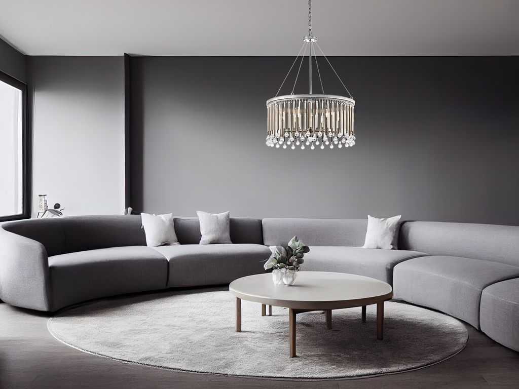 LED Kronleuchter ausgefallene Pendelleuchte 6 flammig für Galerie & Treppenhaus