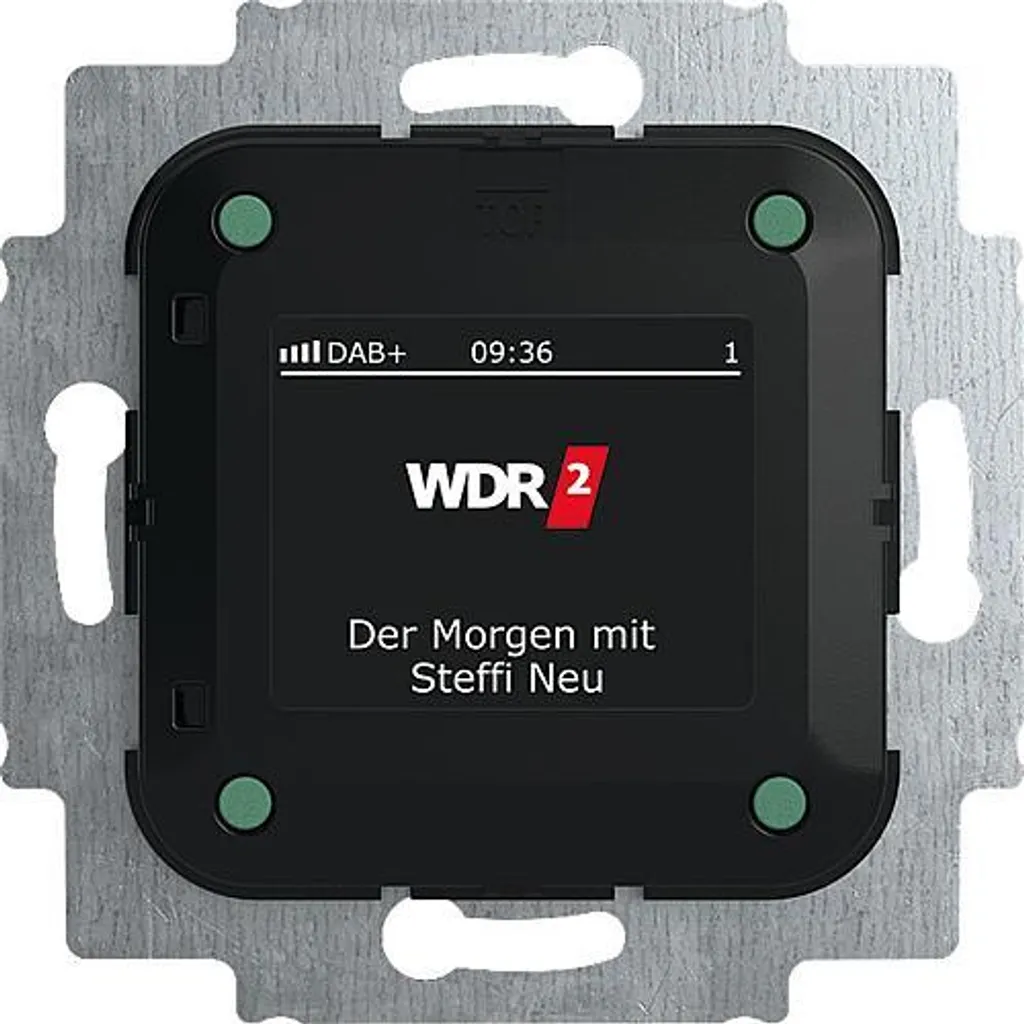 Radio murale DAB+ avec réveil et écran couleur Busch-Jaeger