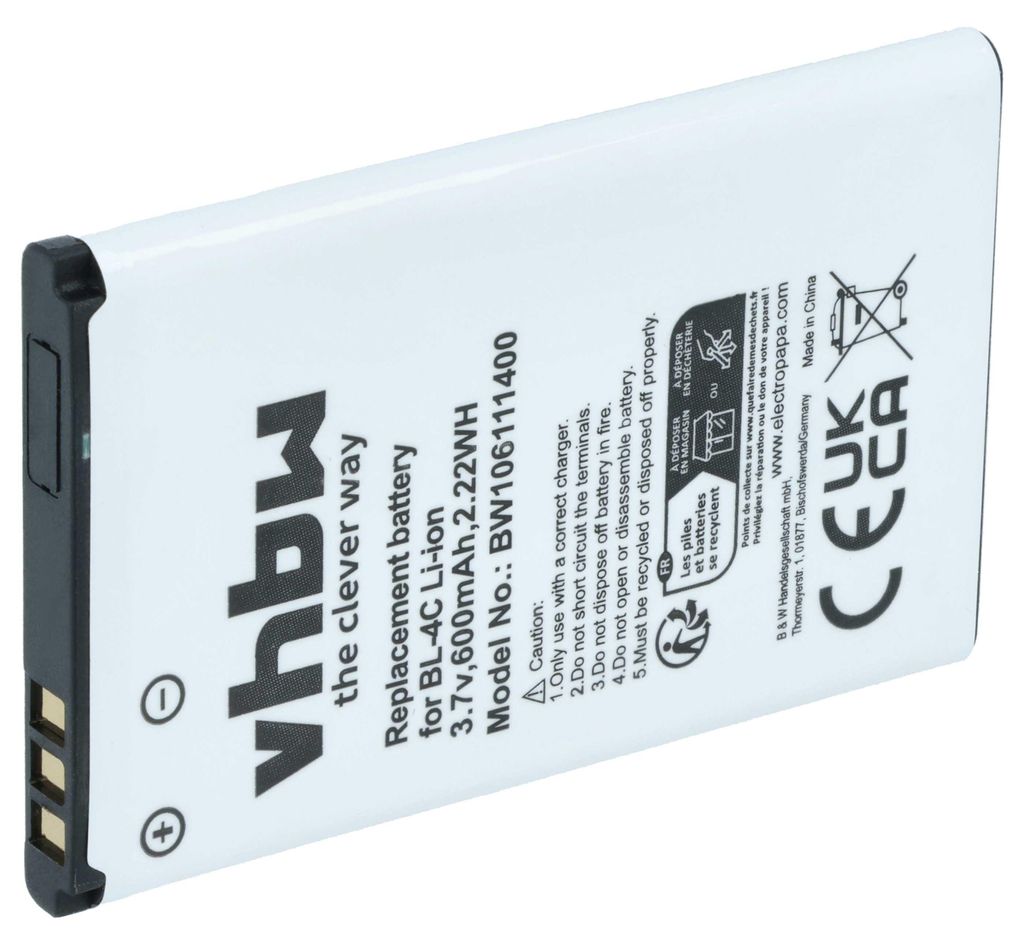 VINTRONS Li-ion Battery Pack Fits Doro PhoneEasy 515GSM, PhoneEasy 515, PhoneEasy 500GSM, PhoneEasy 510