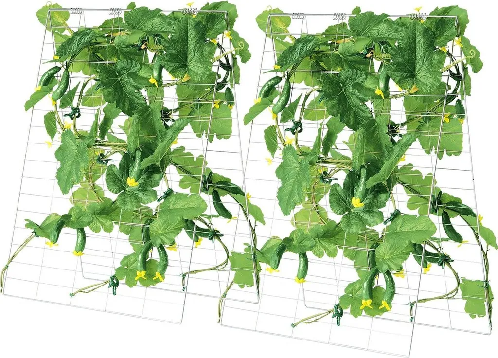 Tuteur pour Plantes Grimpantes 89x140cm - Idéal Concombres et Potager