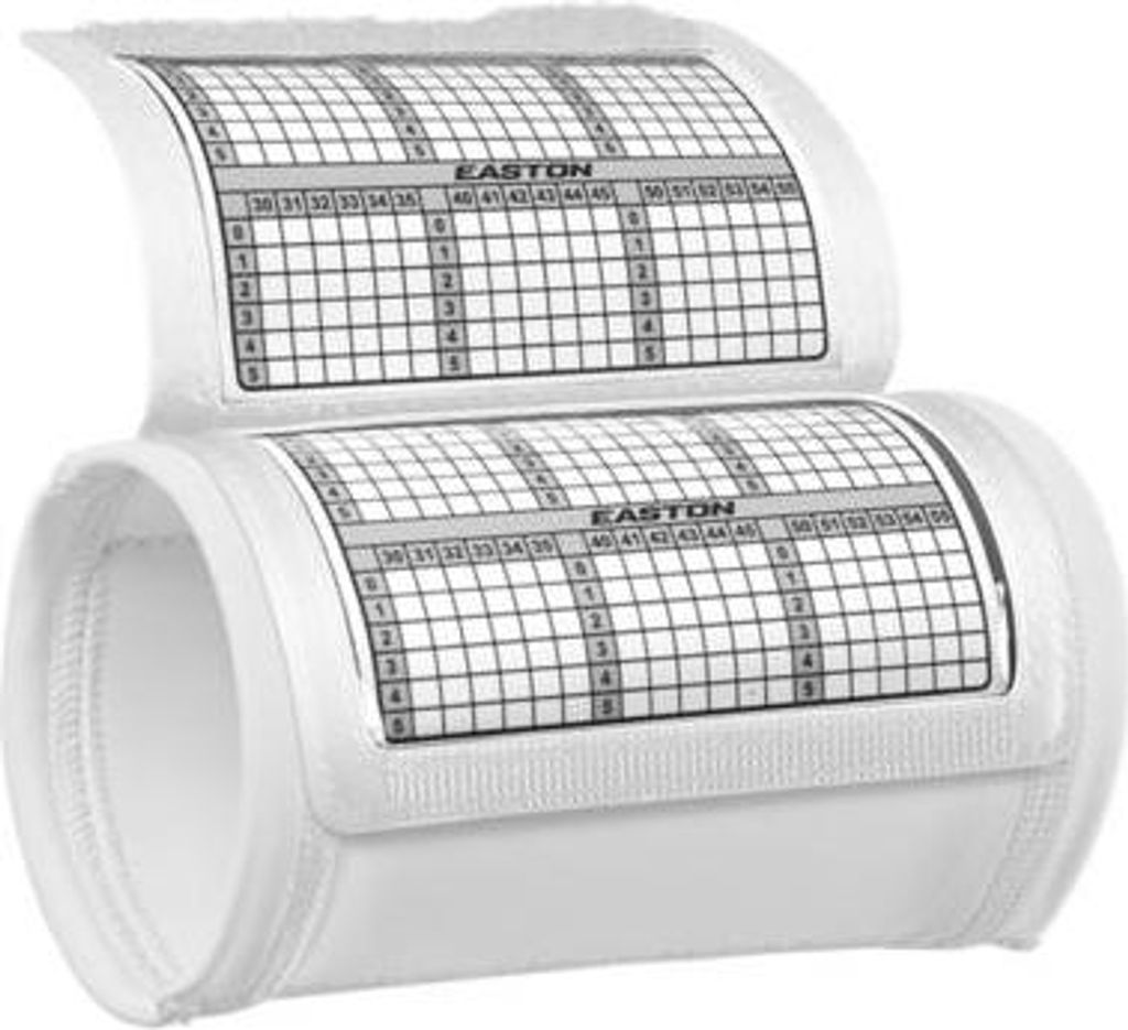 Easton Signal Coach Baseball Softball Elasthane Playbook Wristband Color White Baseball/Softball Artikel