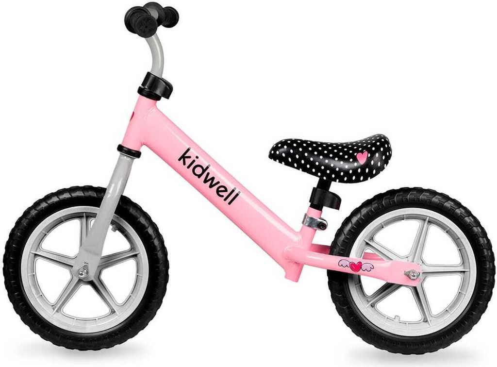 Kidwell REBEL ružový balančný bicykel 12" EVA ľahký 2,64 kg Obrázok produktu 