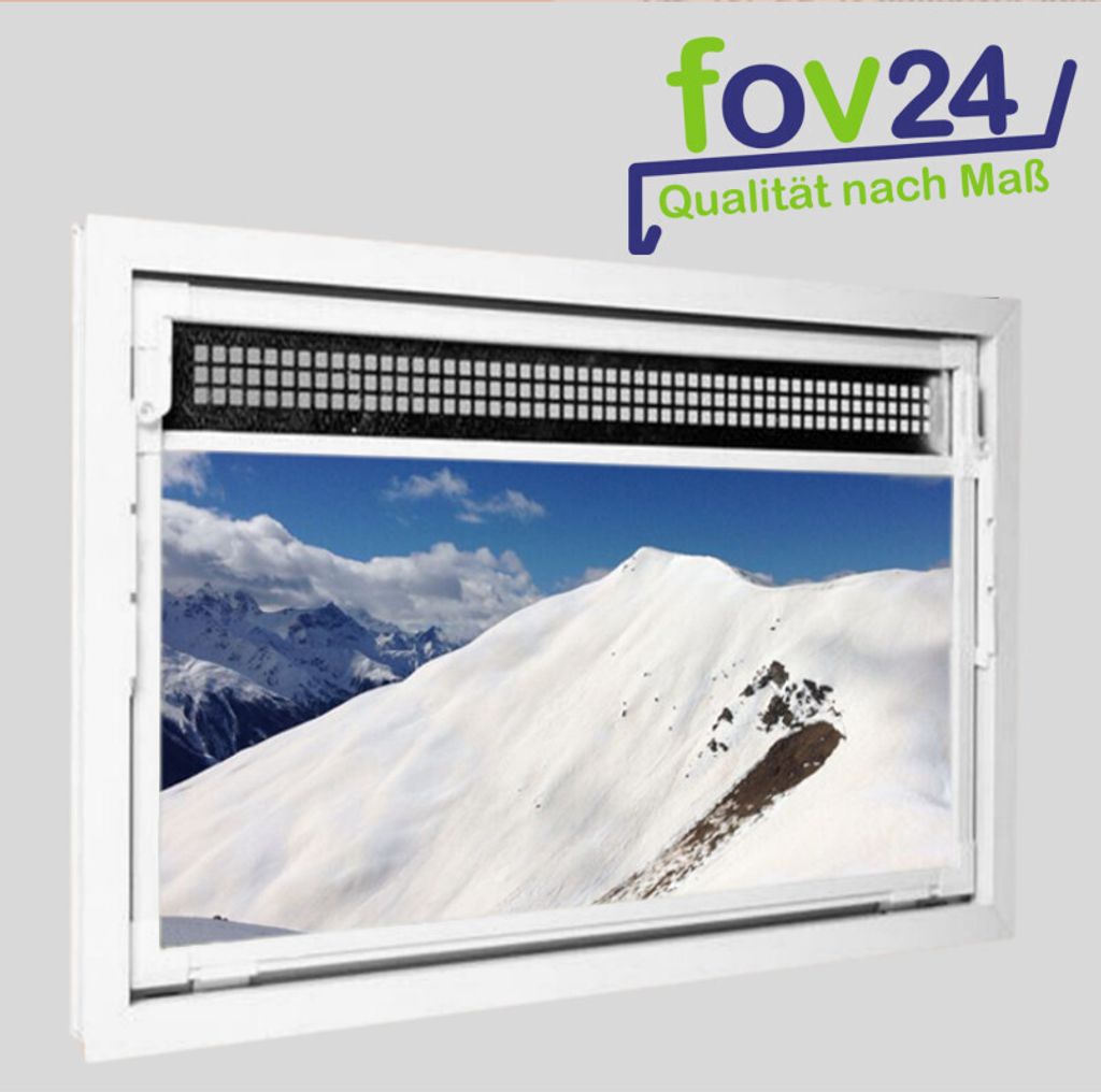 AKF Heizraumfenster mit 5 mm Dickglas und Dauerbelüftung, Breite: 500 x Höhe: 800 braun