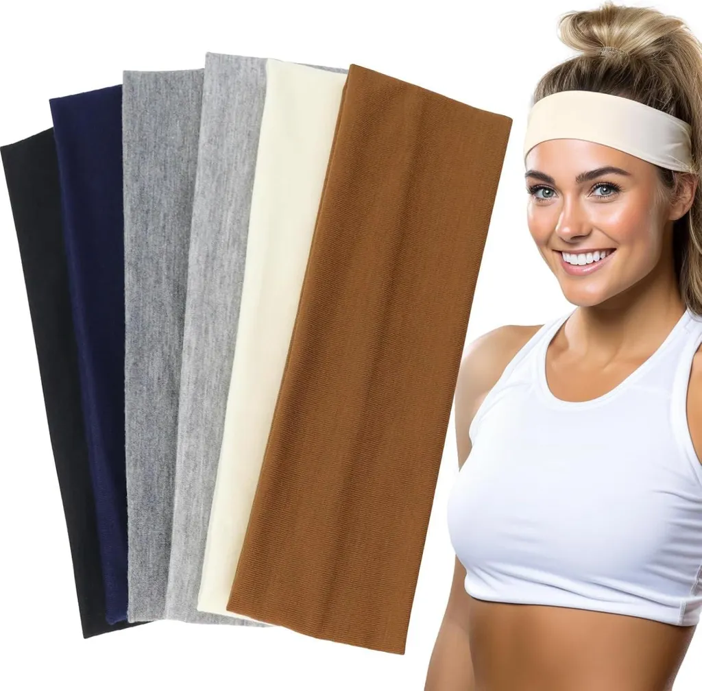 Bandeau sport extensible pour stopper la sueur et fixer les cheveux