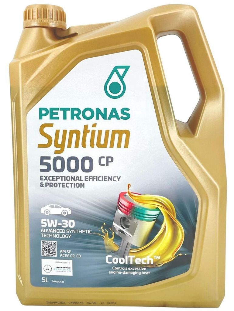 PETRONAS Syntium 5000 CP für 5W-30 5 Liter Motoröl Produktbild 