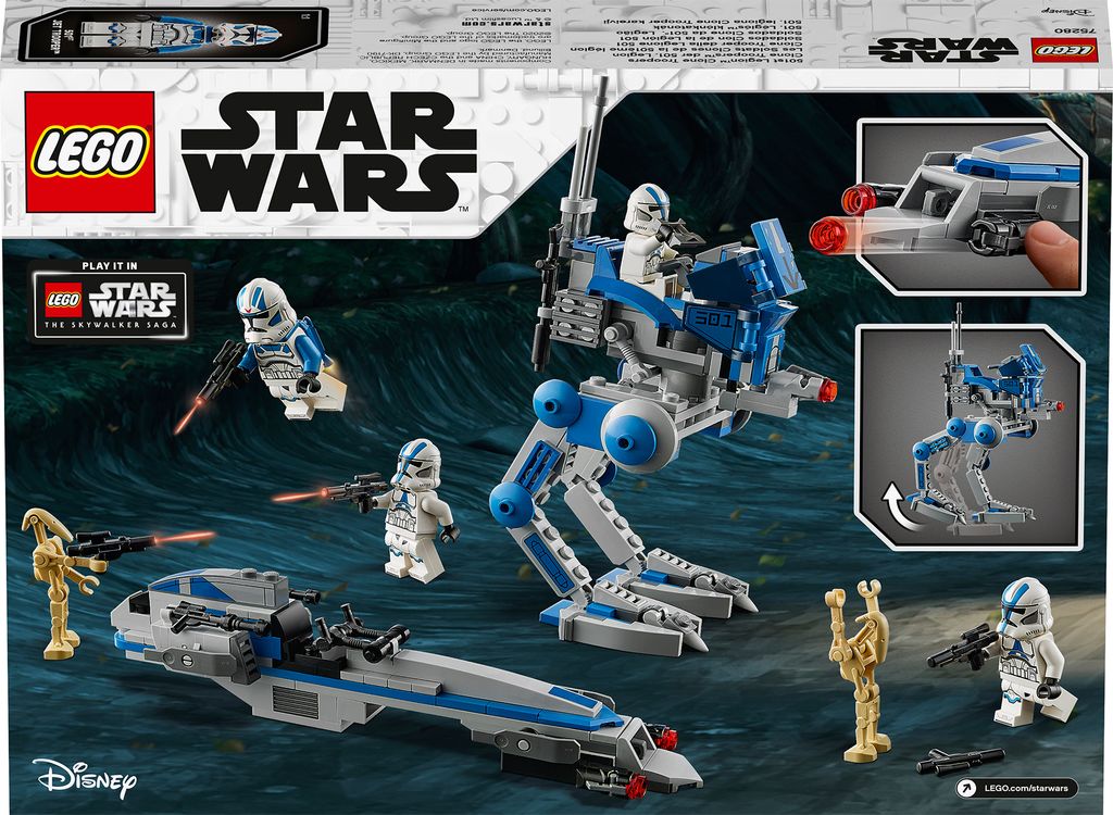 LEGO 75280 Star Wars Clone Troopers der 501. Legion, Bauset Produktbild 9