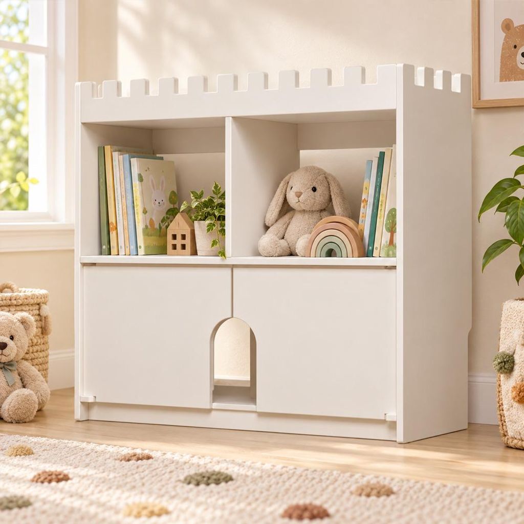 Kinderbuchregal Kinderregal Bücherregal Spielzeugregal Produktbild 