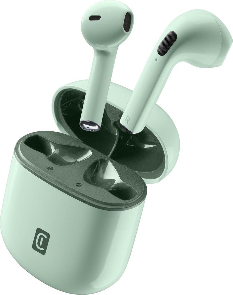 Cellularline Bluetooth 5.3 Green Kabellose Kopfhörer mit 24 Stunden Gesamtbetriebsdauer