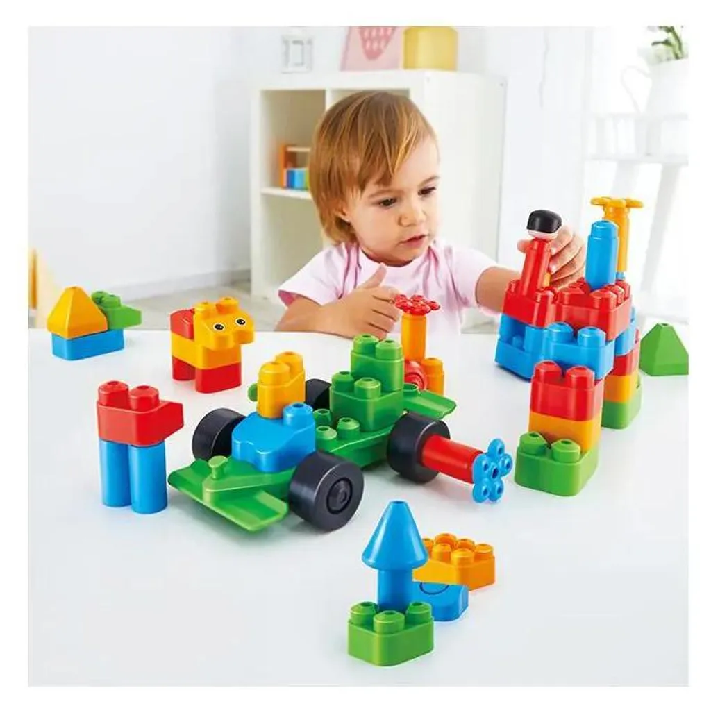 PolyM Ville Créative - Jeu d'Éveil Idéal pour Apprendre à Construire