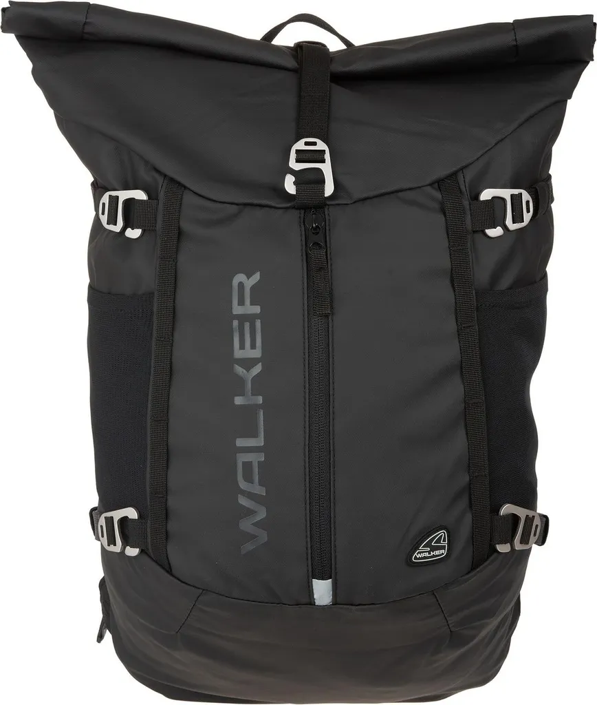 Walker Sac à dos Sport Cycle 28L Black Coated Noir pour Loisirs Actifs