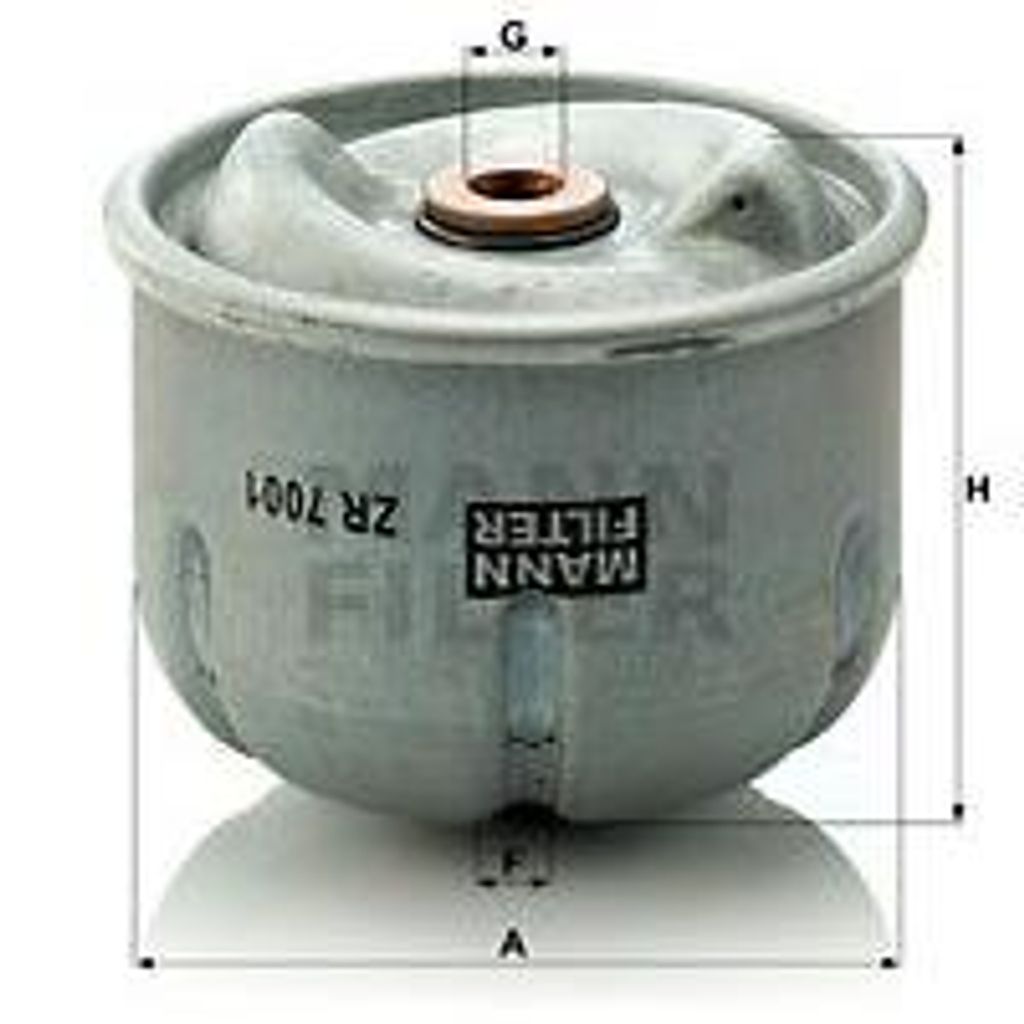 MANN-FILTER ZR 7001 Ölfilter OE 1372808 kompatibel mit Transit