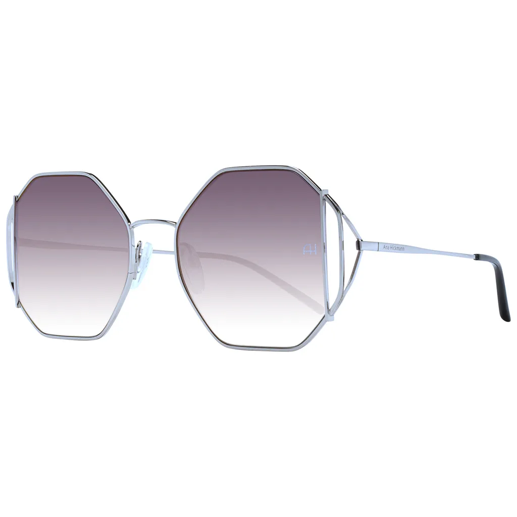 Ana Hickmann AH3185 03A: Occhiali da Sole Donna Argento e Grigio Luxe