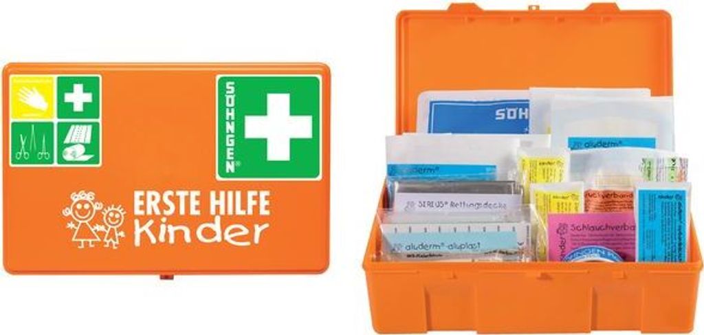 SÖHNGEN Verbandkasten KINDERGARTEN, orange