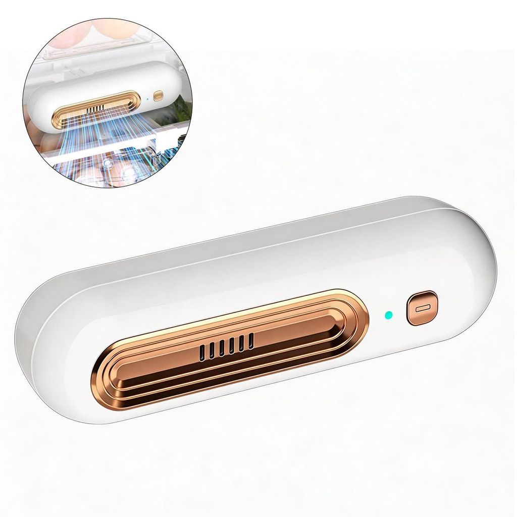 Tragbarer Ozon Geruchsentferner USB, Kühlschrank Reiniger, Schuh & Auto Desodorierer, kompakt Luftreiniger gegen Gerüche