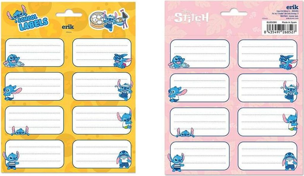 Disney Stitch assorted Adhesive labels