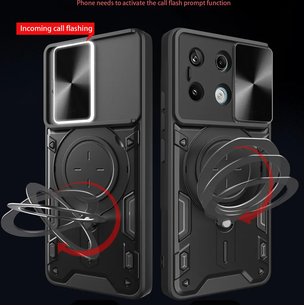 Cover Rugged Xiaomi Redmi Note 13 Pro 5G Blu - Doppio Strato Military - 6