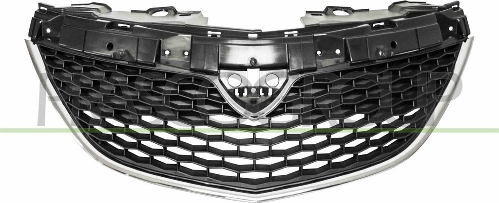 PRASCO LA0062001 Kühlergrill Frontgrill für LANCIA Ypsilon (312) Schwarz