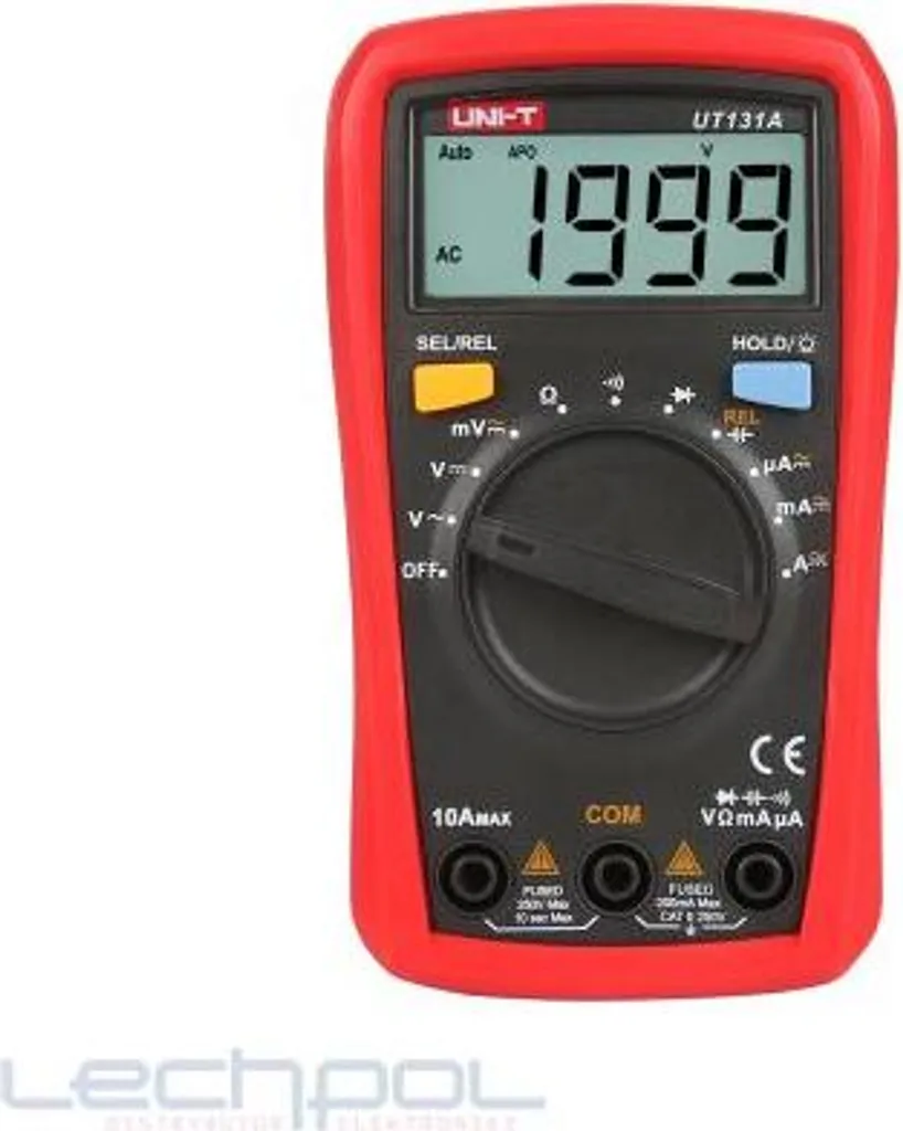 Multimètre Uni-T UT131A Auto-Range - Écran Rétroéclairé et Antichoc - 7