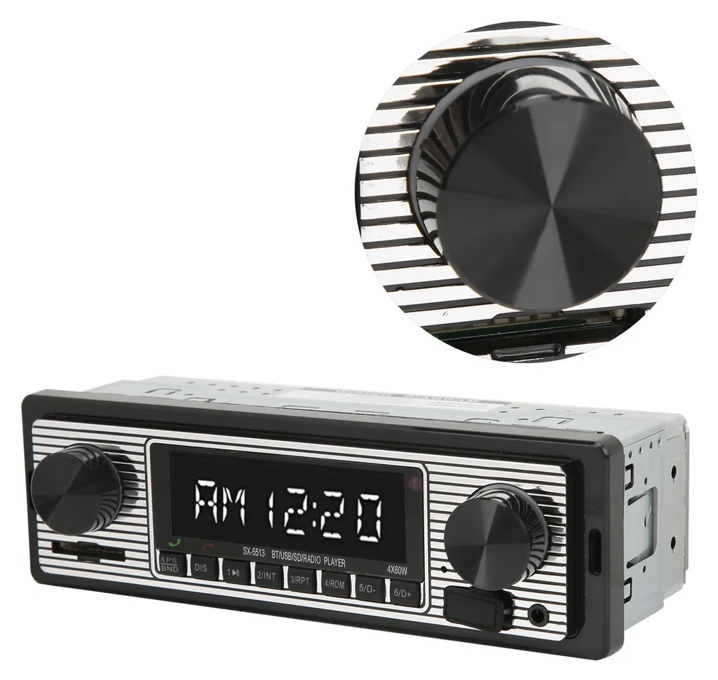 Lecteur Multimédia Voiture 92dB 4 Ohms avec Télécommande Universelle - 4