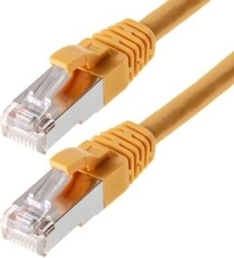 helos Cat.6 Patchkabel Ultraflex GHMT AWG 27/7 gelb 30,0 m