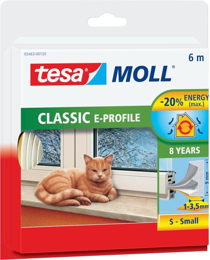 tesa Moll CLASSIC E-Profile guarnizione in gomma, marrone, Immagine del prodotto 