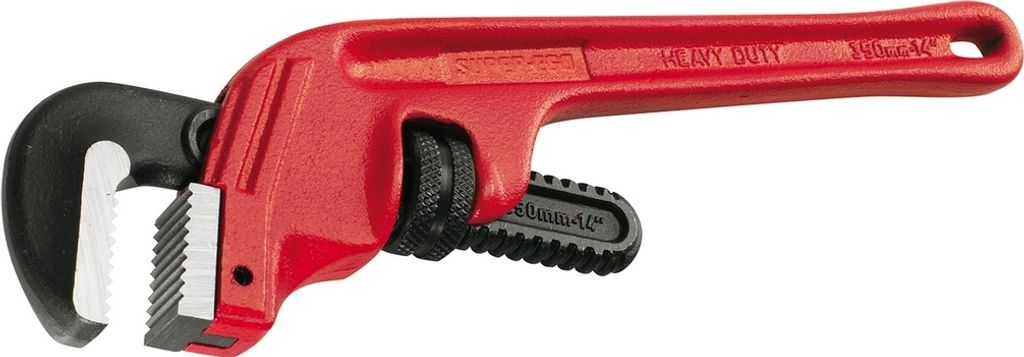 Stillson 14" 350Mm Stahl gebogene Super-Ego-Rohrzange