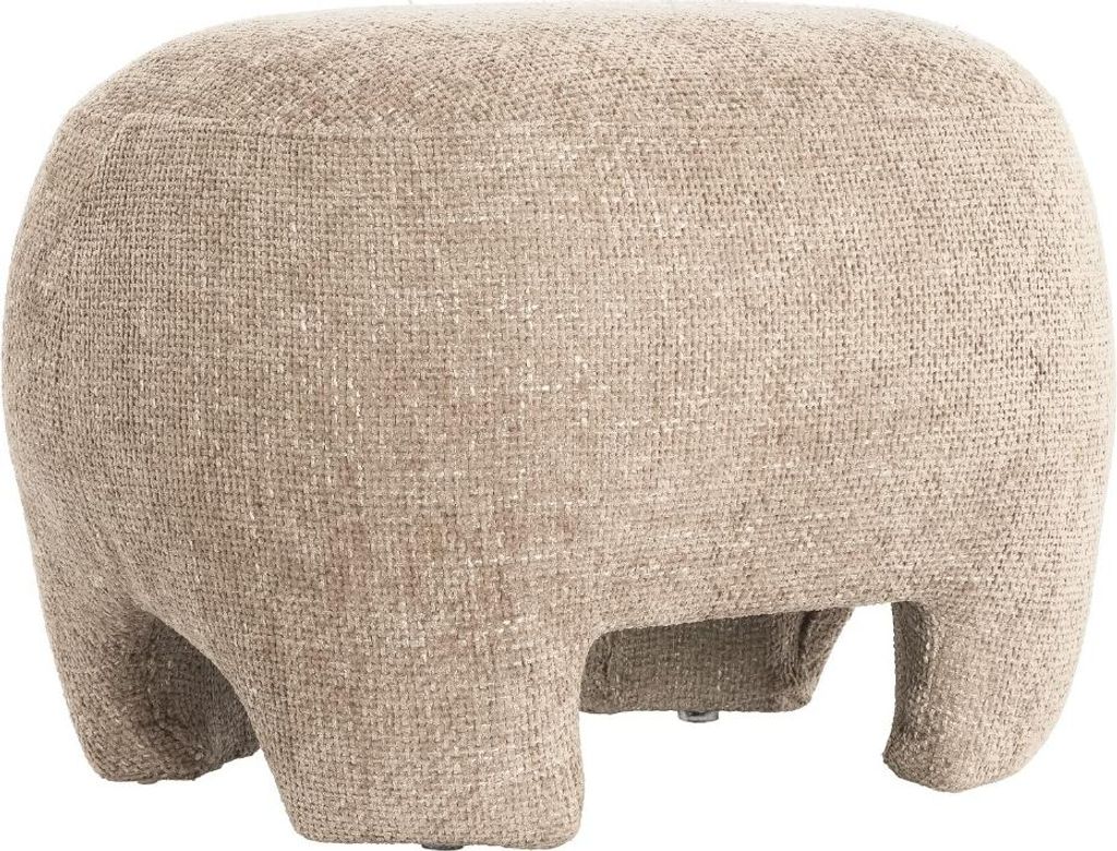 Light & Living - Sitzpuff Zenica - Braun - 53x41x38cm