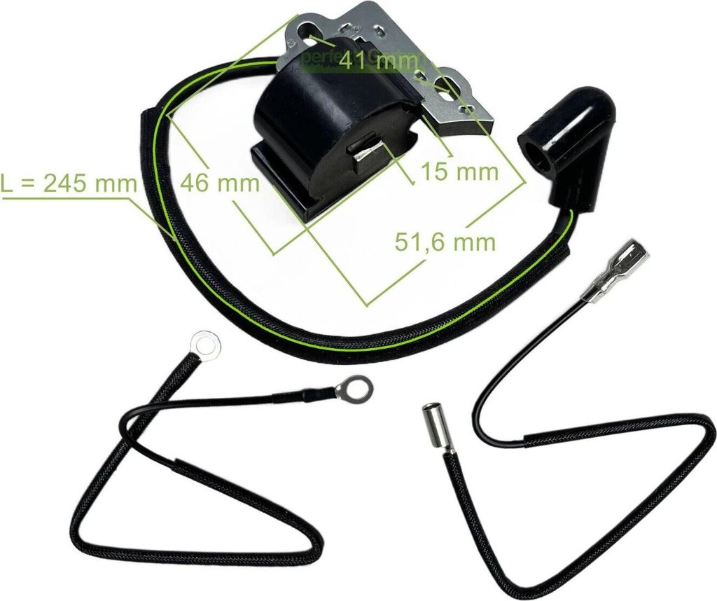 Zündspule für Poulan PP 3516 4018 3416 PPB 3416 1634 1838 Kettensäge / 530039198