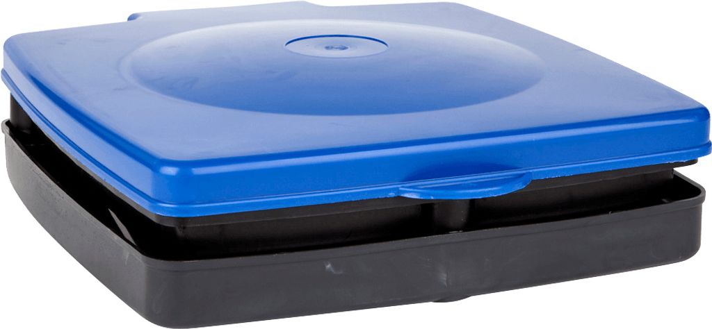 Blaue Müllbeutelhalter 30x33x87 cm EUROHOME