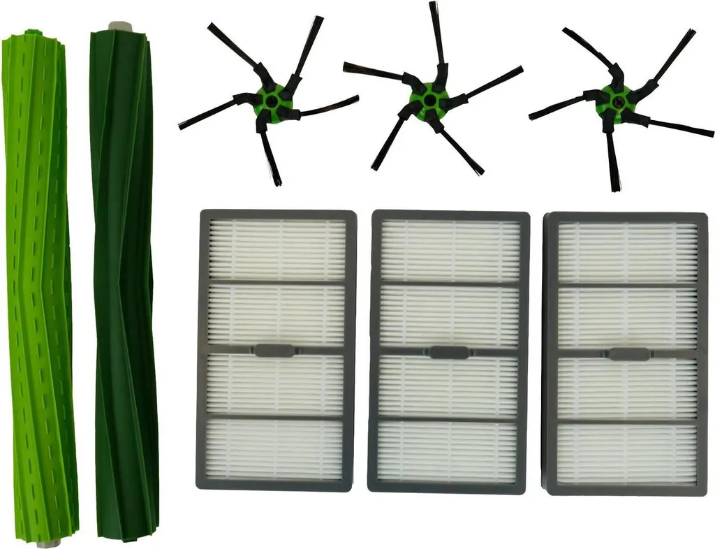Scanpart Kit d'accessoires pour iRobot Roomba - Coloris Noir et Blanc