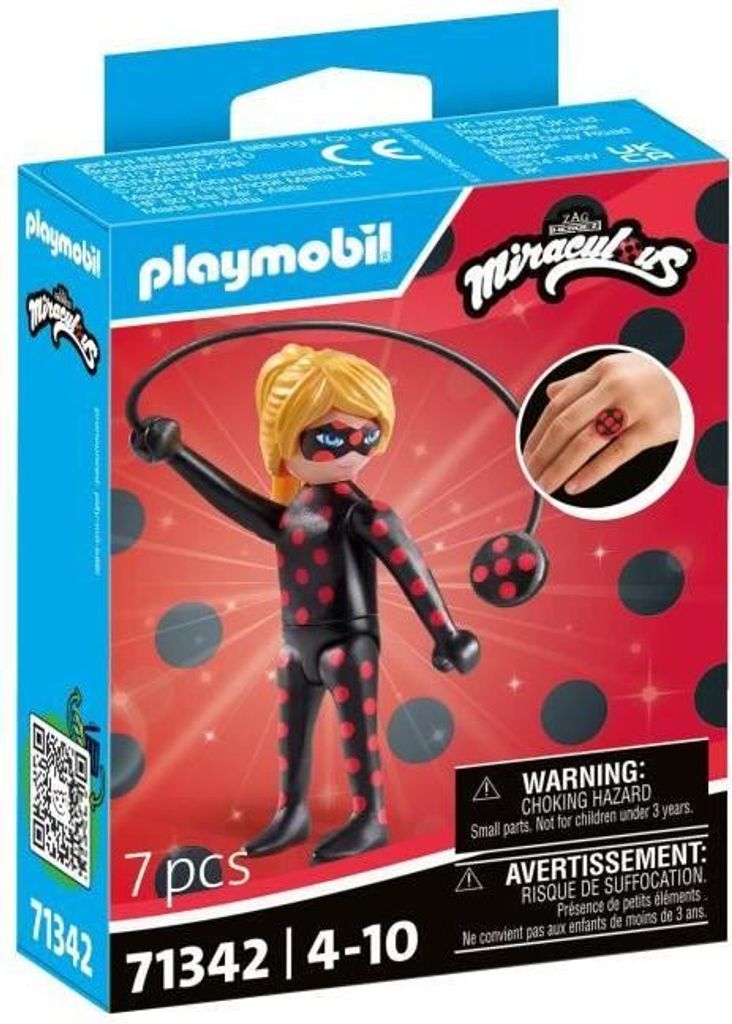 PLAYMOBIL Miraculous Antibug Schmuckanhänger für Ring, Multicolor, Ab 4 Jahren, Sammelanhänger