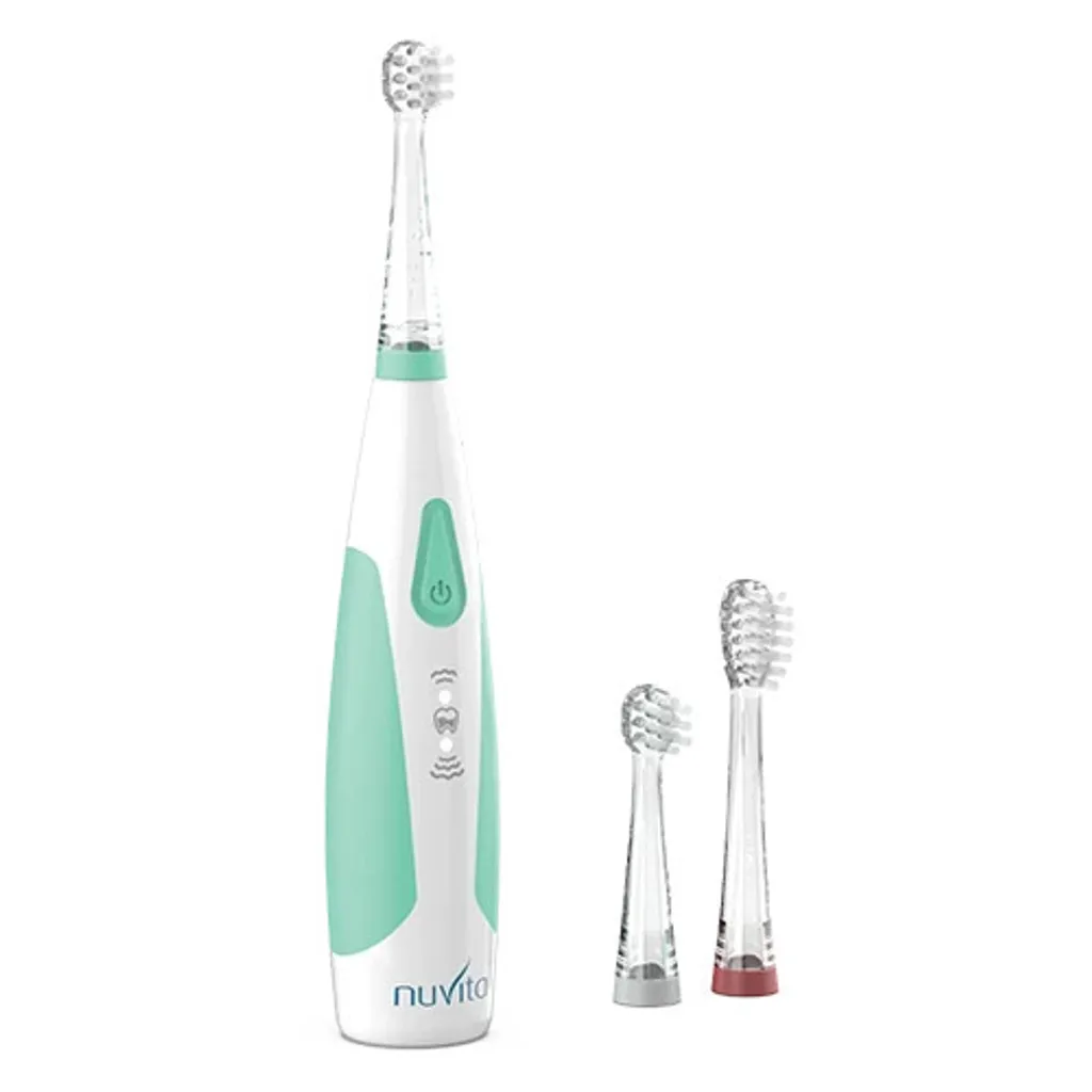 Brosse à dents électrique à autonomie prolongée et pack de 4 brossettes