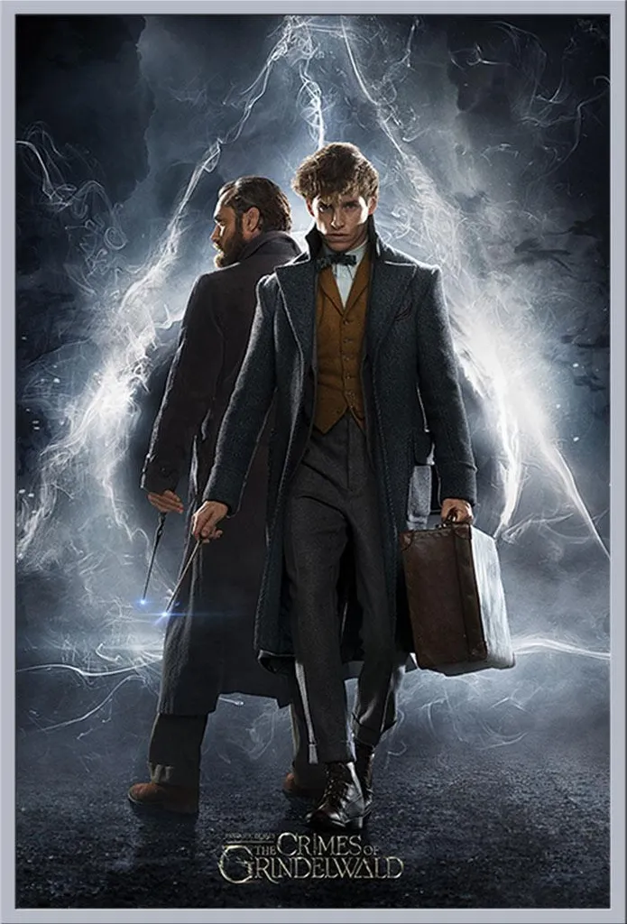 Poster Encadré Les Animaux Fantastiques 2 Newt & Dumbledore 61x91,5 cm