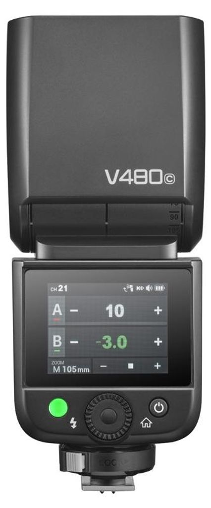 Godox V480 Nikon TTL Lithium Batterie Blitz - GO-V480N Produktbild 