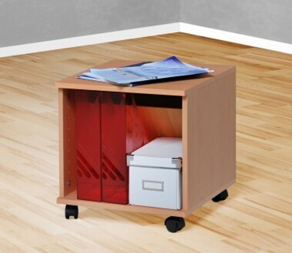 Rollcontainer Bürocontainer Nachtschrank buche