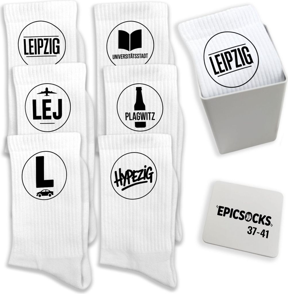 epicsocks Leipzig Vibes Socken in 37-41 im