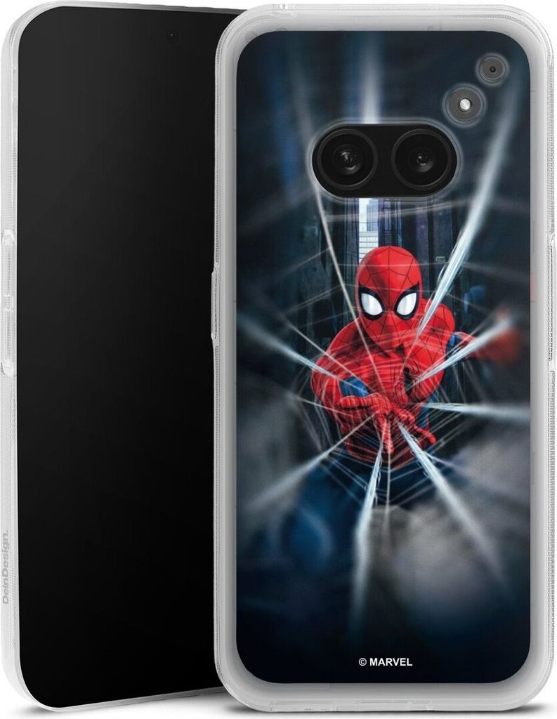 DeinDesign Handyhülle für Nothing Phone (2a) Silikon Hülle Case Smartphone Schutzhülle Kinofilm Marvel Spider-Man