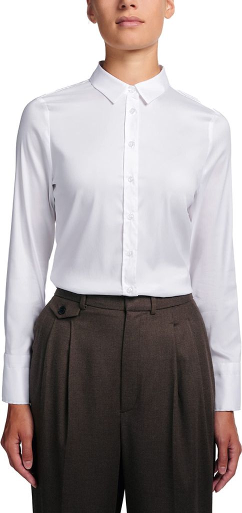 Eterna Bluse Fitted Langarm (Standard) 5377-00-DF04 Gr. 46 weiß