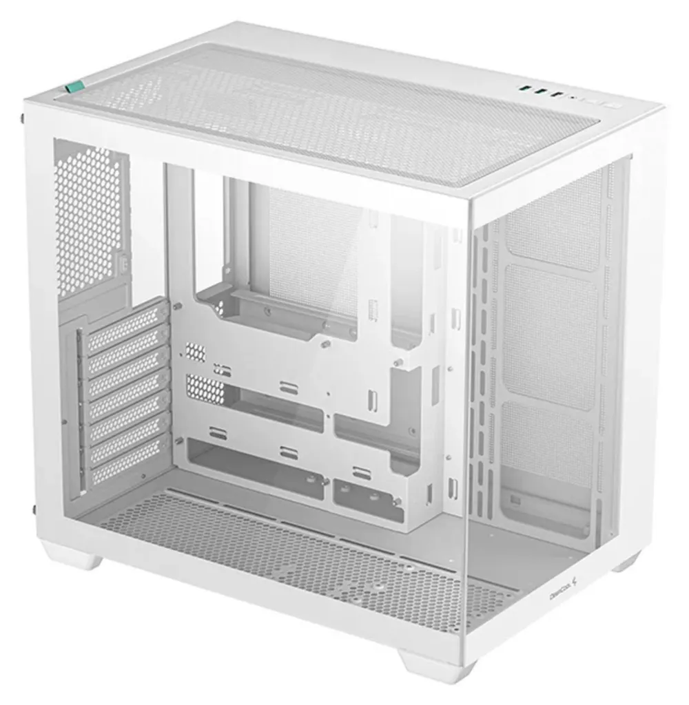Deepcool CG530 WH Boîtier ATX Blanc Élégant et Spacieux pour Config Gaming