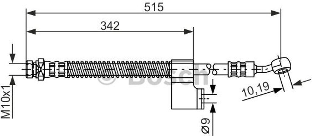Bosch Bremsschlauch Vorderachse links 1 987 476 236