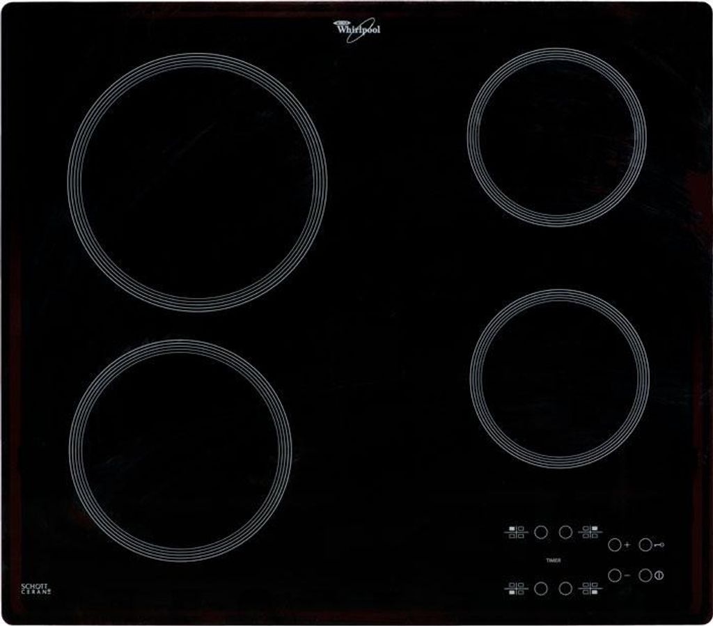 Whirlpool AKT 801/NE, Schwarz, Integriert, 58 cm, Produktbild 