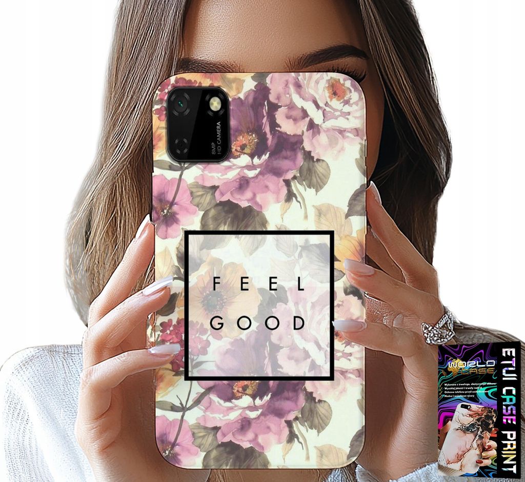 Hülle Für Huawei Y5P - Blumenmuster, Modische Damen + Glas