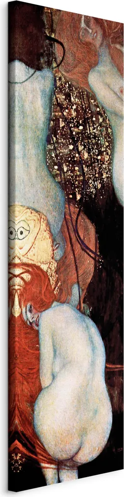 Quadro Pesce Rosso Portafortuna 45x135 - Simbolo Prosperità Tela