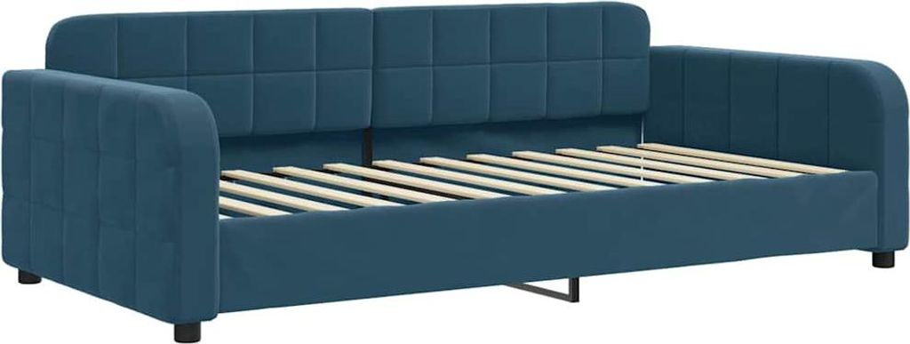 vidaXL Tagesbett Blau 100x200 cm Samt
