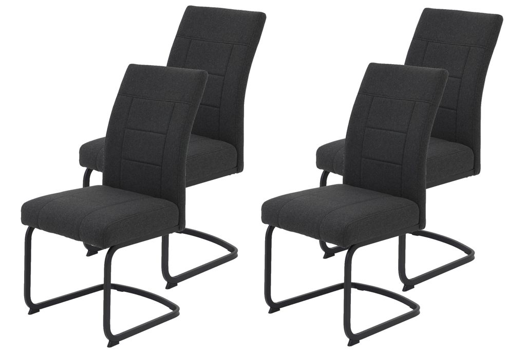 Hela Tische, 4er Set Esszimmerstuhl Freischwinger Brindisi, Produktbild 