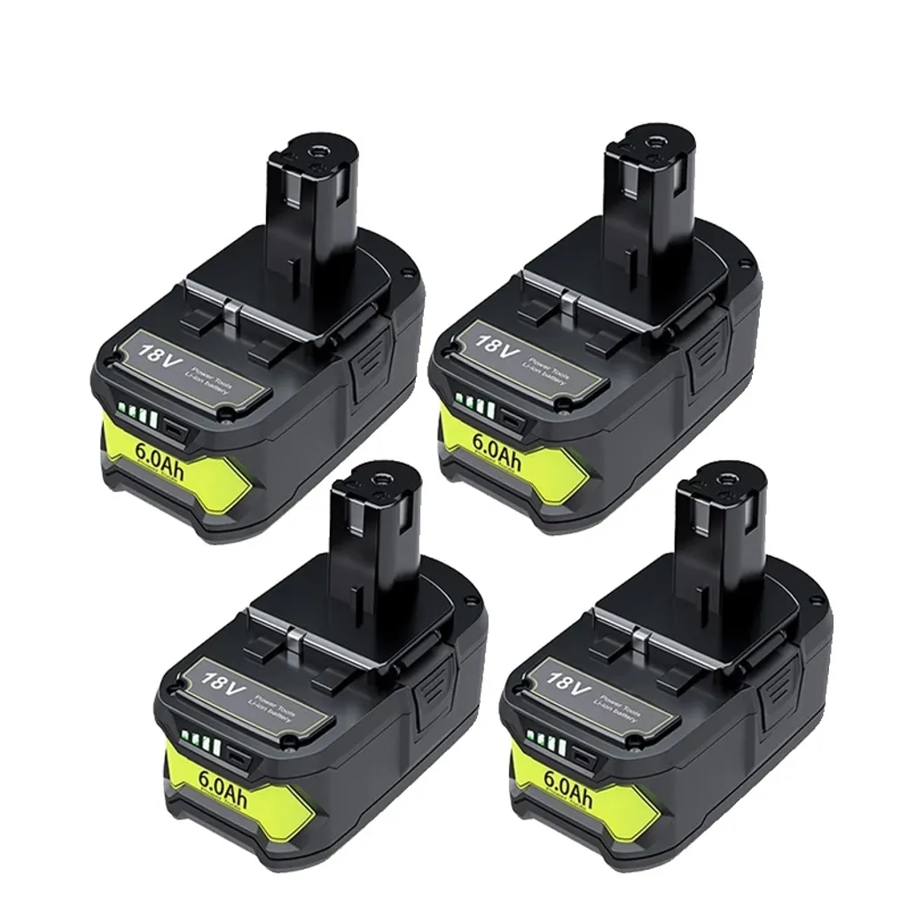 Batterie Ryobi 18V ONE+ 6.0Ah Li-Ion - Set 4 Pezzi Convenienza