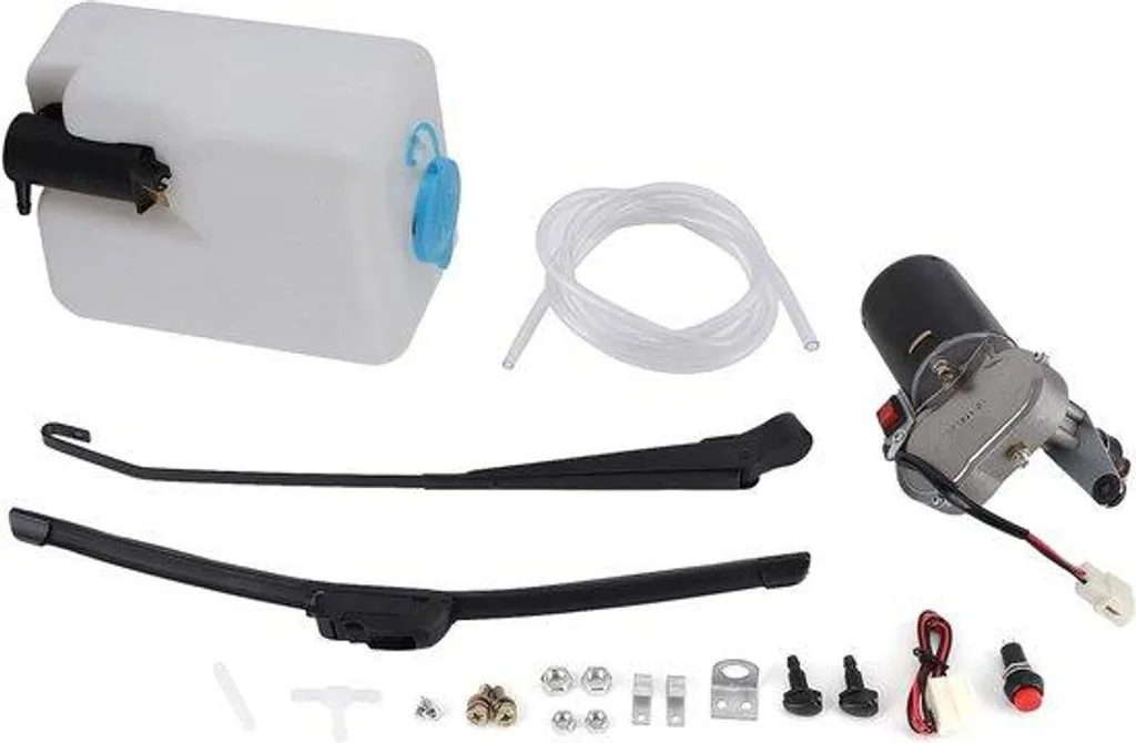 Kit essuie-glace électrique étanche pour UTV avec tuyau de vidange intégré