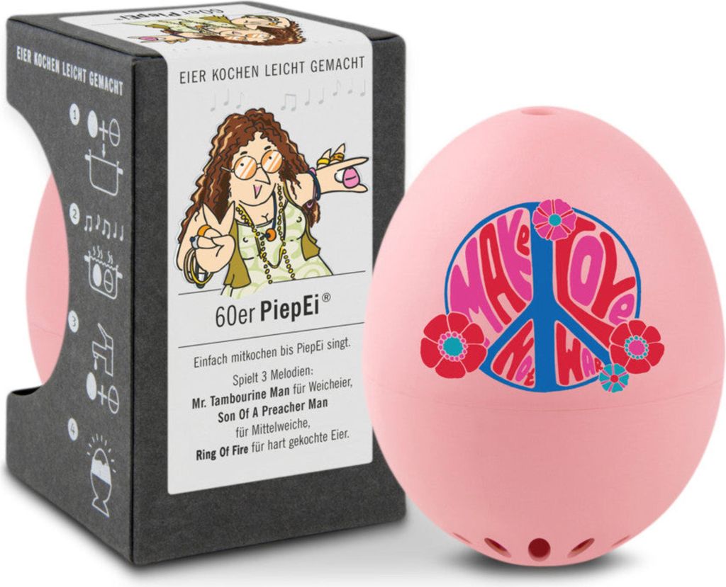 Brainstream A005388.1, Mechanischer Küchentimer, Pink, Produktbild 