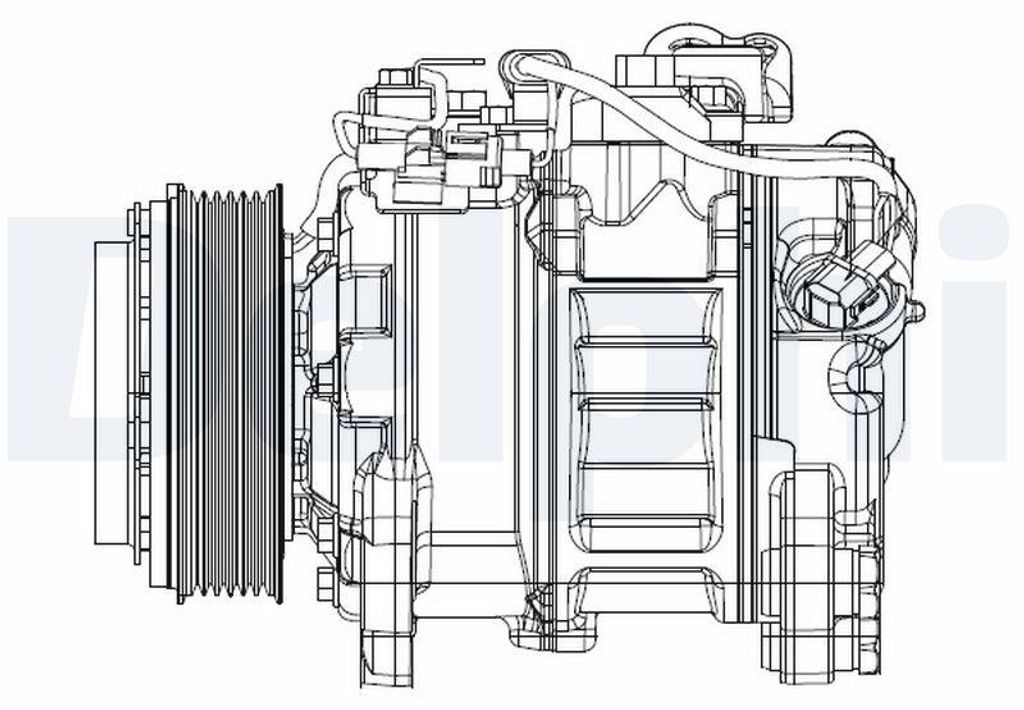 DELPHI CS20501 Kompressor, Klimaanlage x